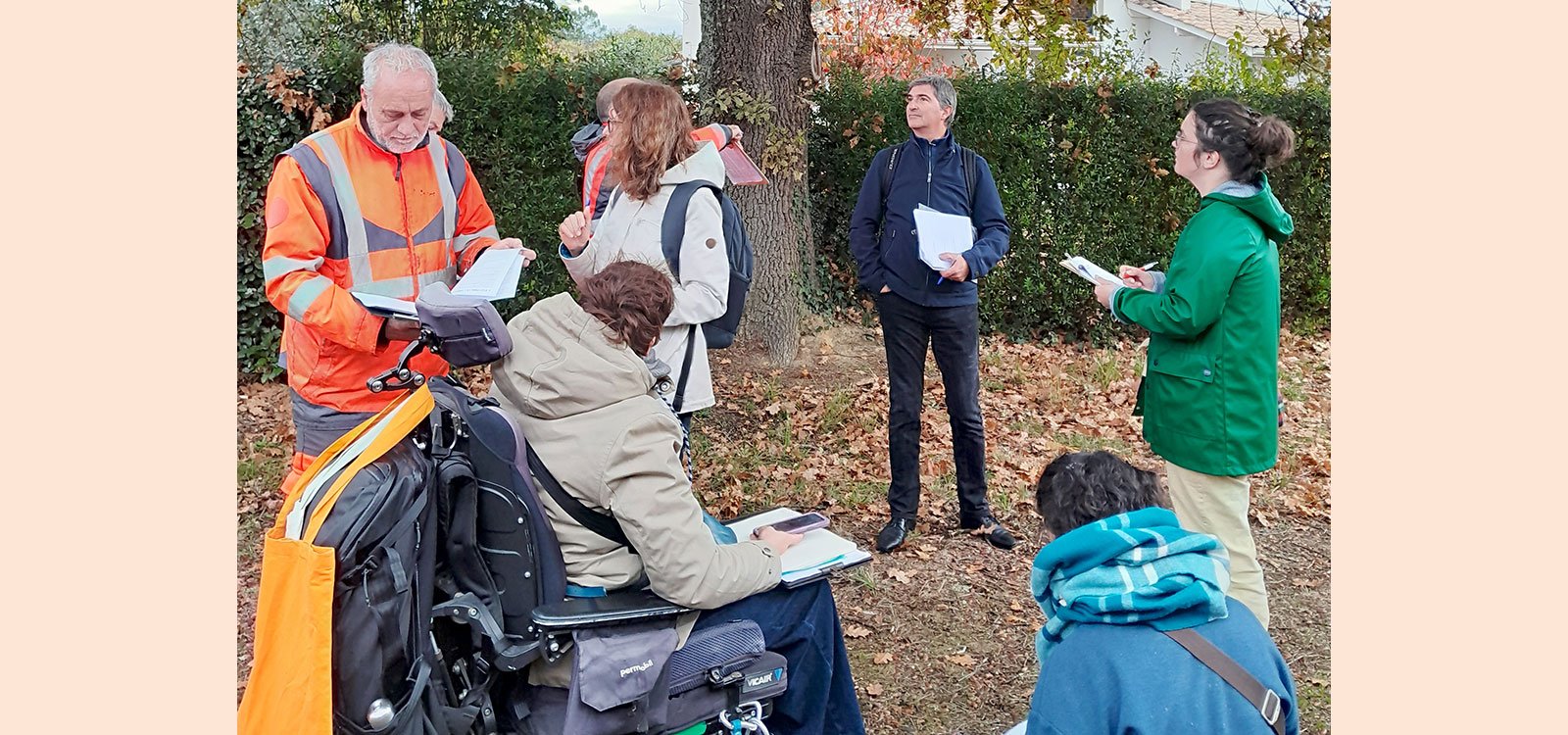 Dans un espace calme