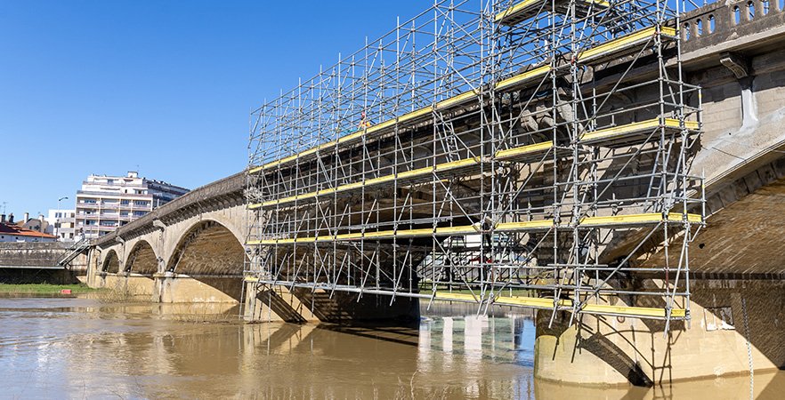 Vieux Pont de Dax : la fin des travaux prévue pour fin juin